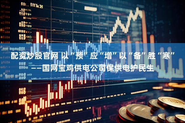 配资炒股官网 以“预”应“增”以“备”胜“寒”——国网宝鸡供电公司保供电护民生